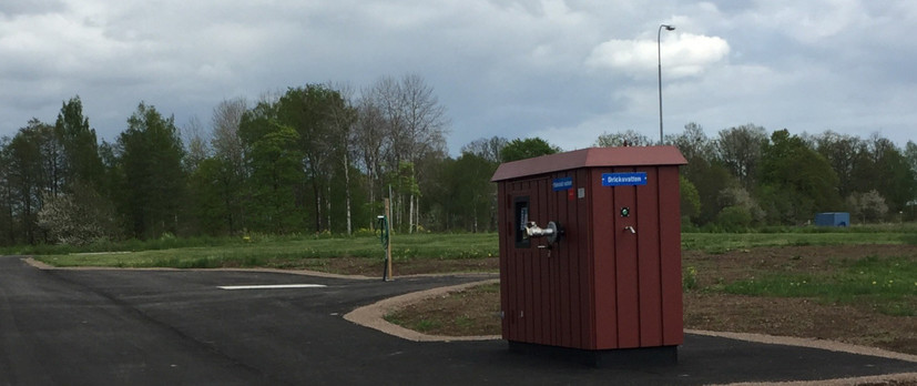 Klart: Vattenkiosk och möjlighet till latrintömning i Högsby Klart: Vattenkiosk och möjlighet till latrintömning i Högsby