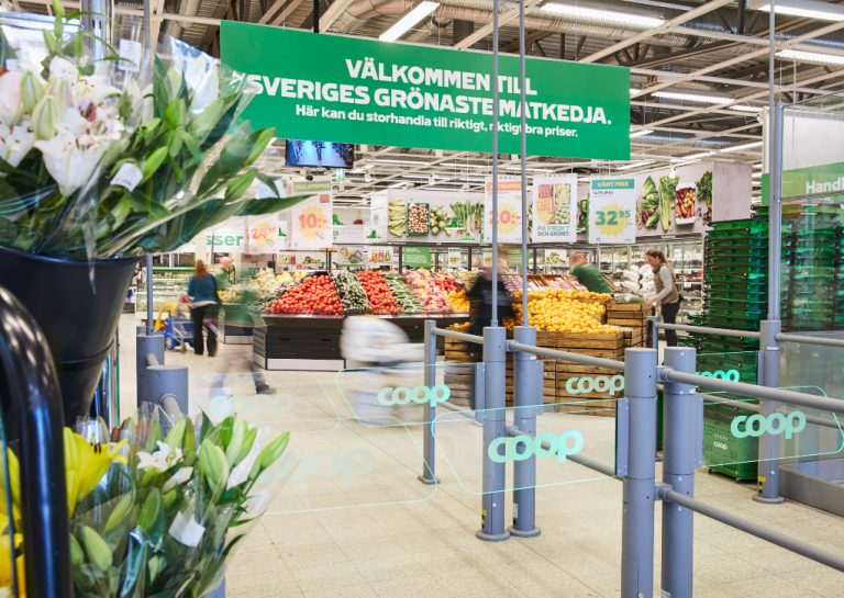 Entré till en Coop-butik