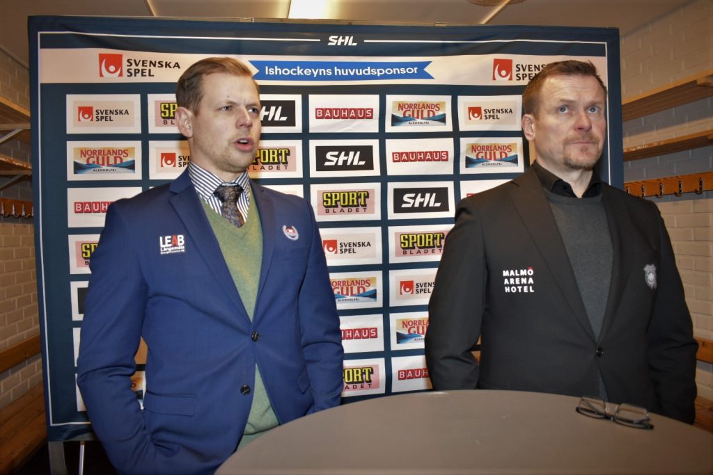Martin Filander IKO och Joakim Fagervall Malmö IF Redhawks