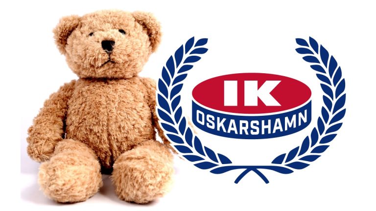 Nalle och IK Oskarshamns logotyp