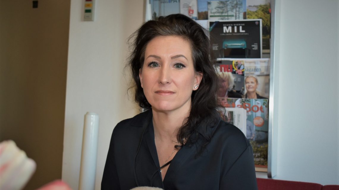 Lena Granath, vänsterpartist bosatt i Oskarshamn.