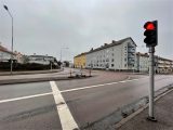 Nerkört trafikljus i Oskarshamn