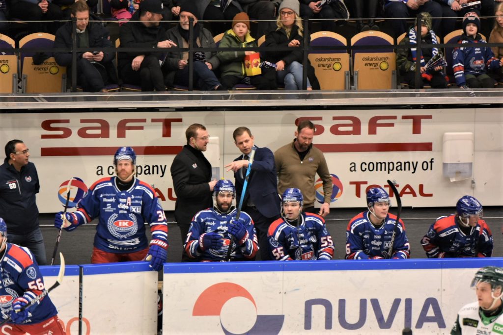 Hockeymatch mellan IK Oskarshamn och Färjestad