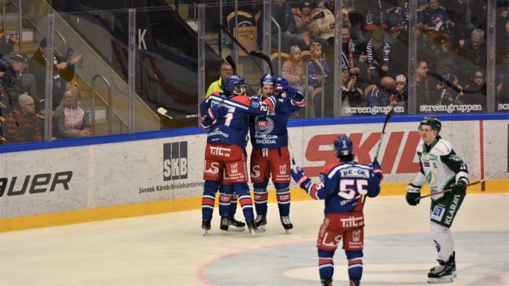 Hockeymatch mellan IK Oskarshamn och Färjestad