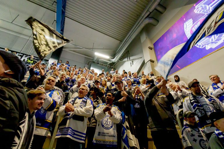 Leksandsklacken i en match mot IK Oskarshamn