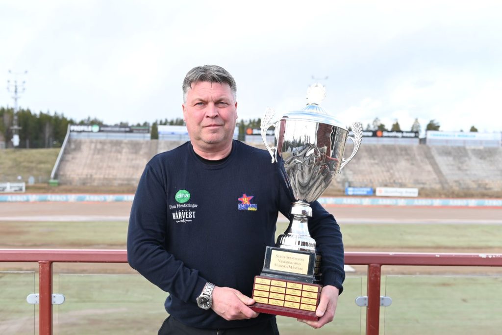 Mikael Teurnberg med speedwaybucklan