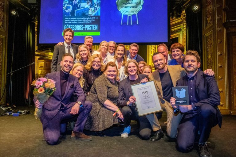 Vinnare på prisgalan på Berns salonger i Stockholm