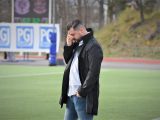 Agim Hasani, huvudtränare i Oskarshamns AIK, deppar efter ett insläppt mål