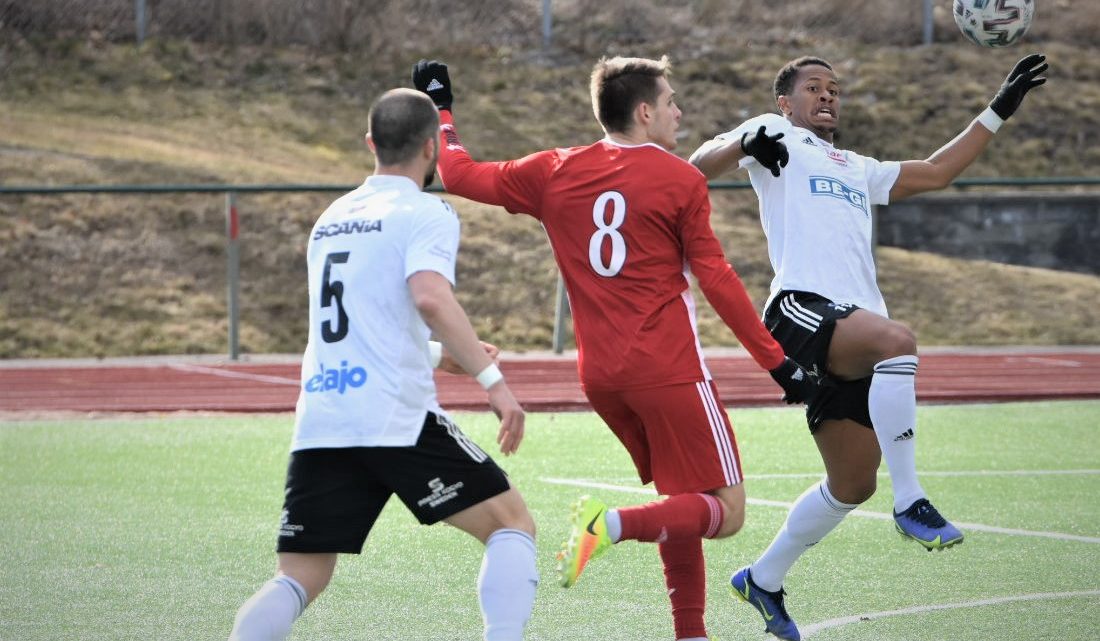 Matchsekvens, Oskarshamns AIK mot Lindome GIF i fotbollens division 1 södra.