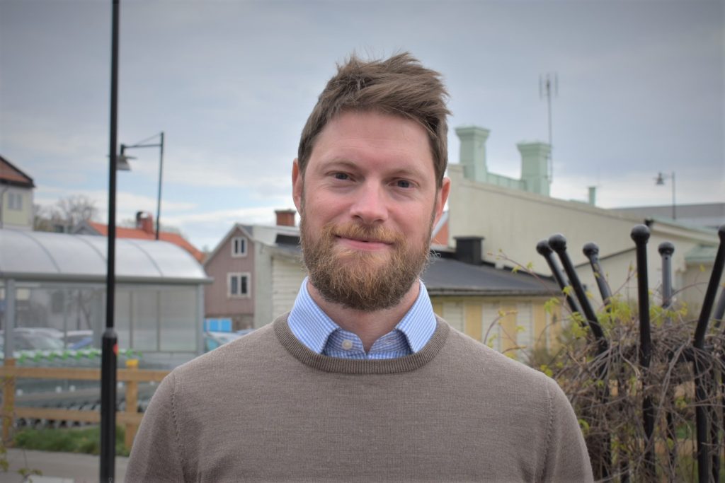 Porträttbild på Tobias Eriksson, Kustlandspartiet Oskarshamn