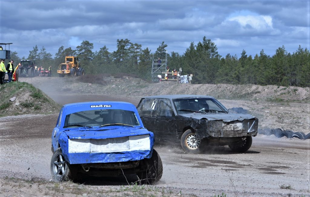 Folkracetävling på Solkustbanan i Forshult, utanför Oskarshamn