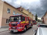 Brand i flerfamiljshus i Oskarshamn
