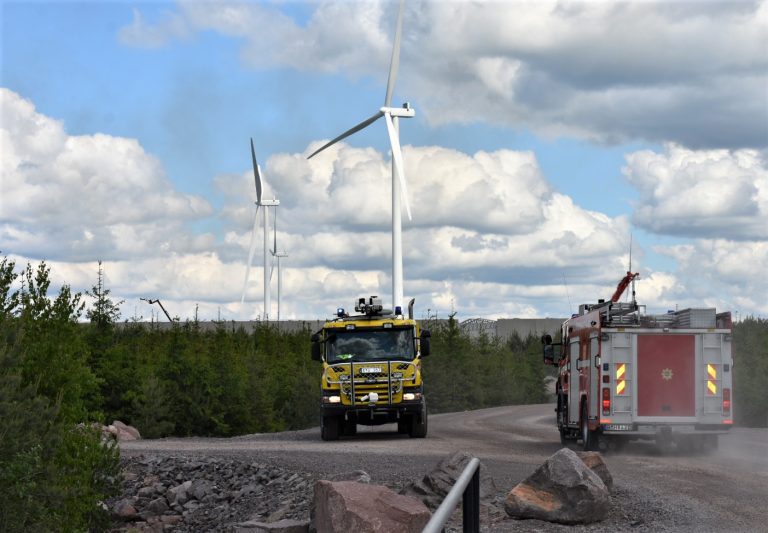 Brand vid Cedergrens utanför Fliseryd