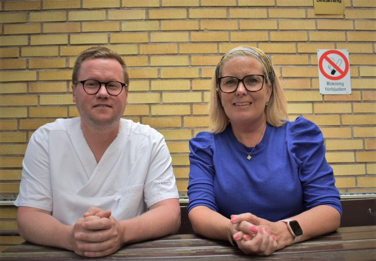 Carl Dahlin (M) och Malin Sjölander (M), regionpolitiker