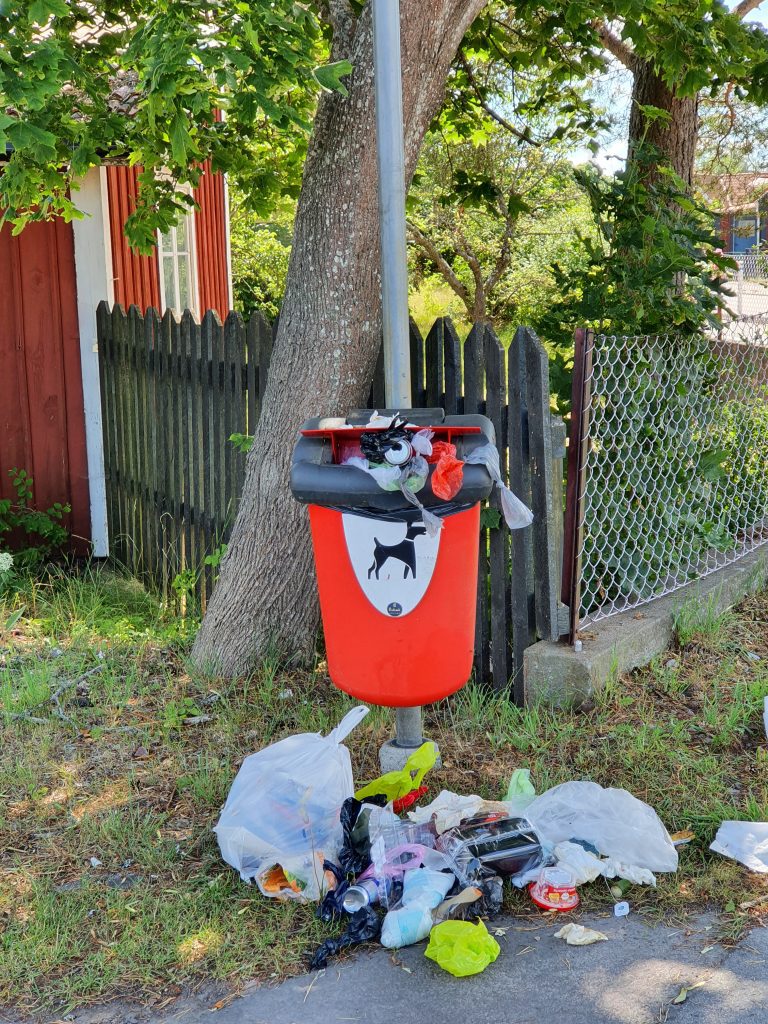 Nedskräpning i Figeholm