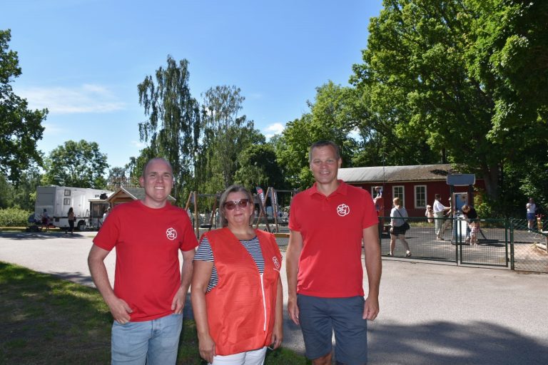 Anton Sejnehed (S), Anita Hultgren (S) och Andreas Erlandsson (S)