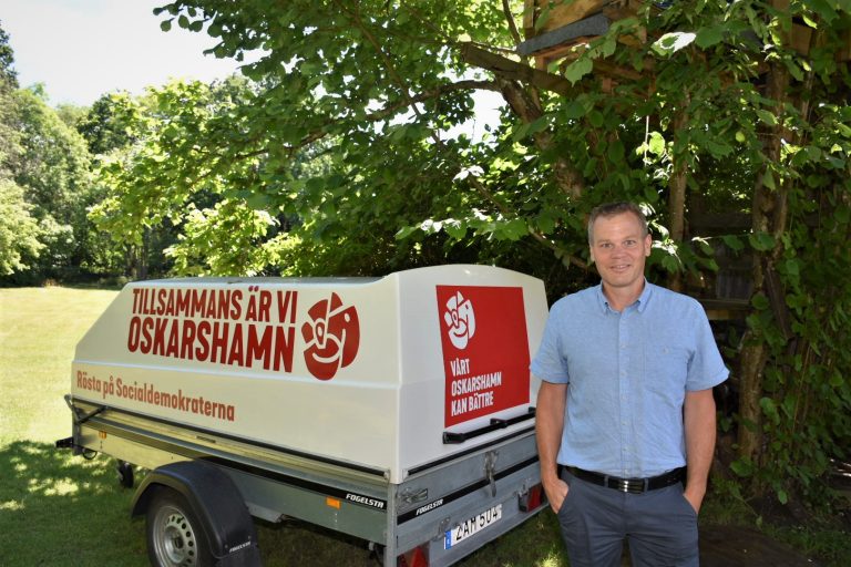 Andreas Erlandsson (S), kommunalråd i Oskarshamn