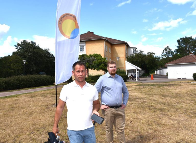 Mathias Karlsson och Kenny Svahn i Kustlandspartiet, Oskarshamns kommun.