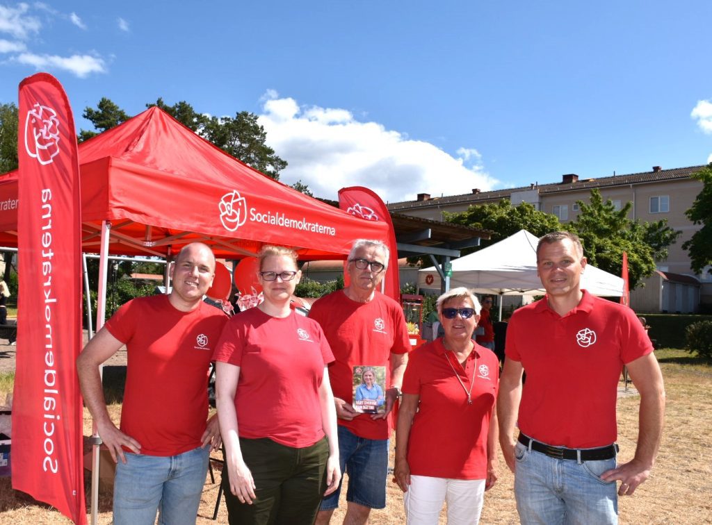 Anton Sejnehed (S), Marie Holmgren (S), Sami Durmishi (S), Yvonne Bergvall (S) och Andreas Erlandsson (S)