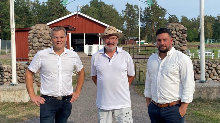 Andreas Erlandsson (S), Roger Ljung (IF Stjärnan) och Lucas Lodge (M)