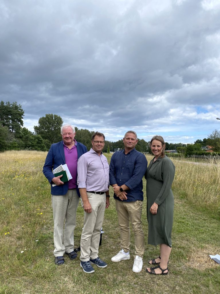 Roland Åkesson (C), Jens Robertsson (C), Håkan Spärlin (C) och Emmy Ahlstedt (C)