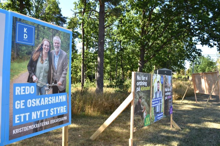 Valskyltar i Oskarshamn