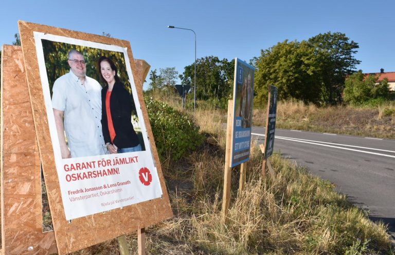 Valskyltar i Oskarshamn