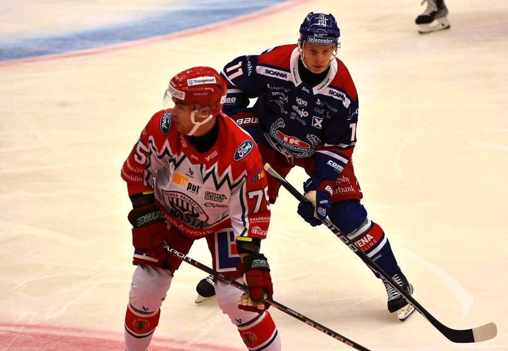 Radan Lenc, Frölunda, och Antti Suomela, IK Oskarshamn.