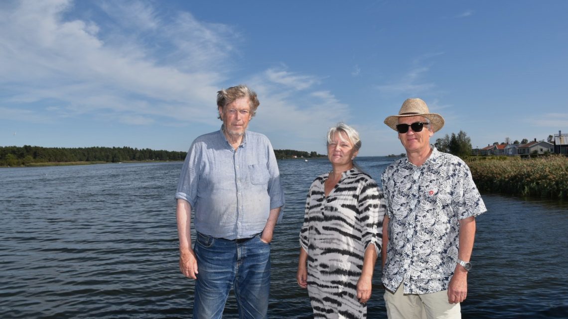 Stellan Hamrin (V), Alice Saksenvik (V) och Lennart Johansson (V)