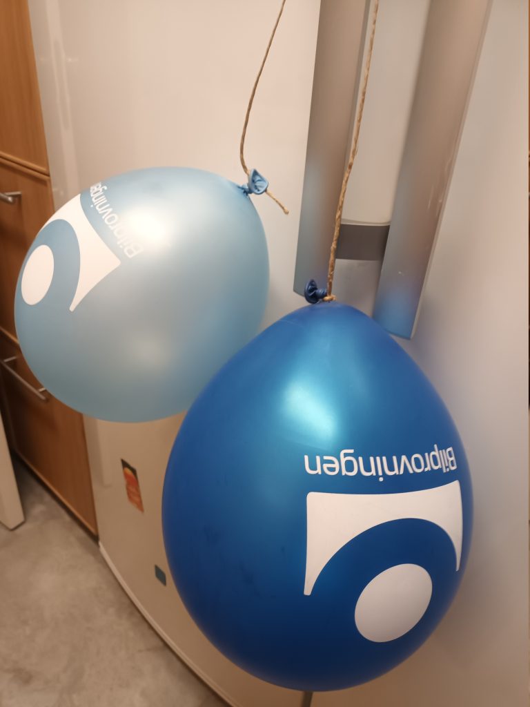 Ballonger, jubileum Bilprovningen i Oskarshamn