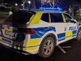 Polis på plats i Kristineberg i Oskarshamn efter ett rånförsök mot en Ica-butik