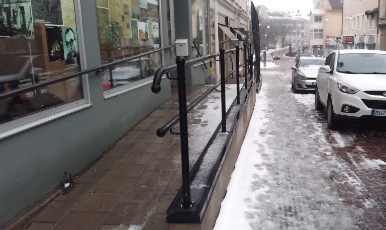 Snöslask i Oskarshamn
