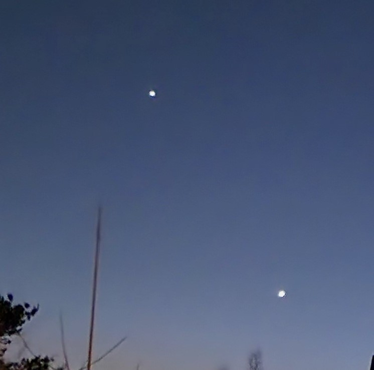 Jupiter och Venus