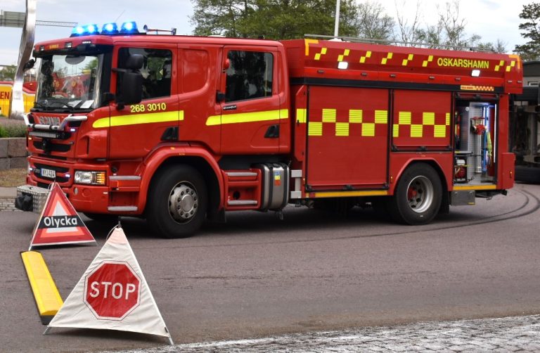 Brandbil, räddningstjänsten i Oskarshamn