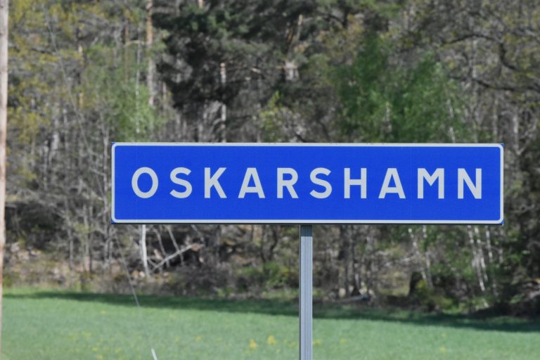 Ortsskylt, Oskarshamn