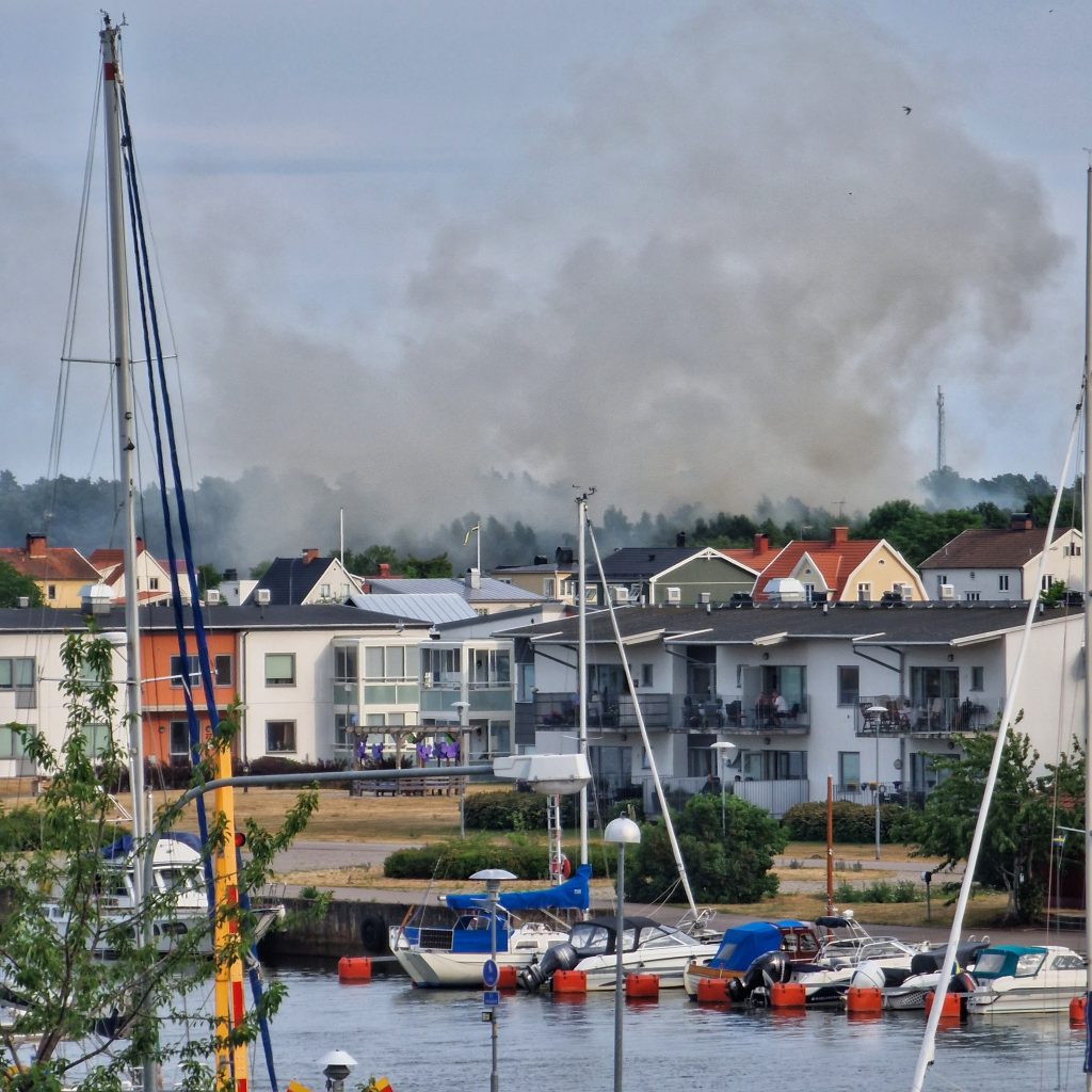 Brand i Mönsterås