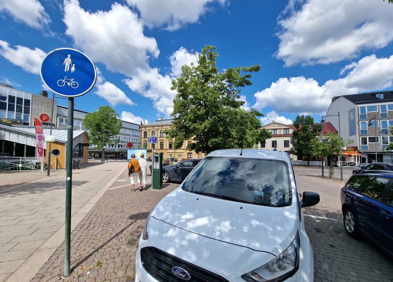 Parkeringar, parkeringsautomat i Oskarshamn