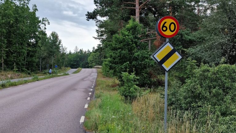 Stångehamnsvägen i Kristineberg i Oskarshamn