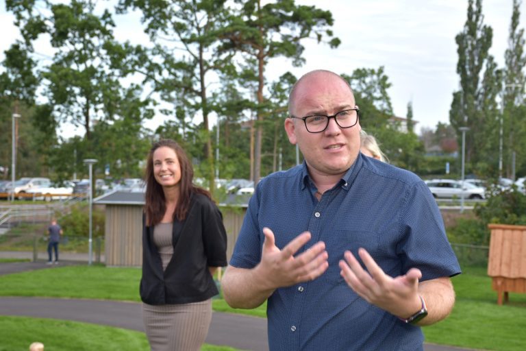 Anton Sejnehed (S), ordförande i bildningsnämnden i Oskarshamns kommun. Foto: Peter A Rosén