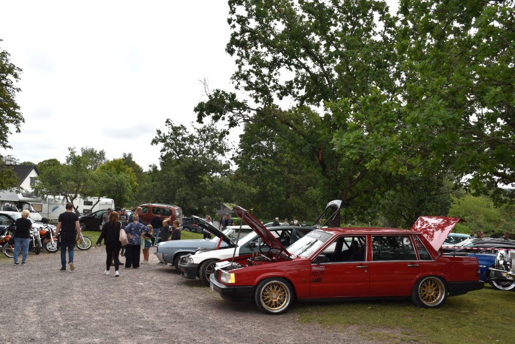 Från lördagens fordonsträff i Långemåla. Foto: Peter A Rosén