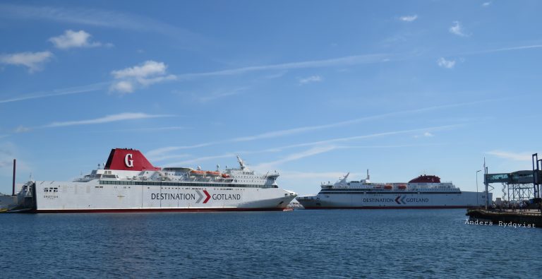 Gotlandsfärjorna M/S Drotten och M/S Visby