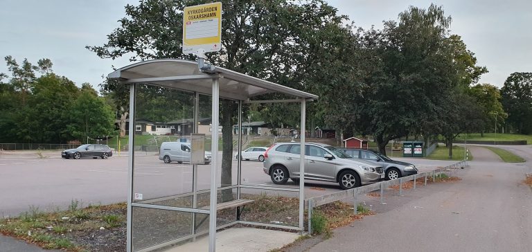 Busskur i Södertorn, Oskarshamn.