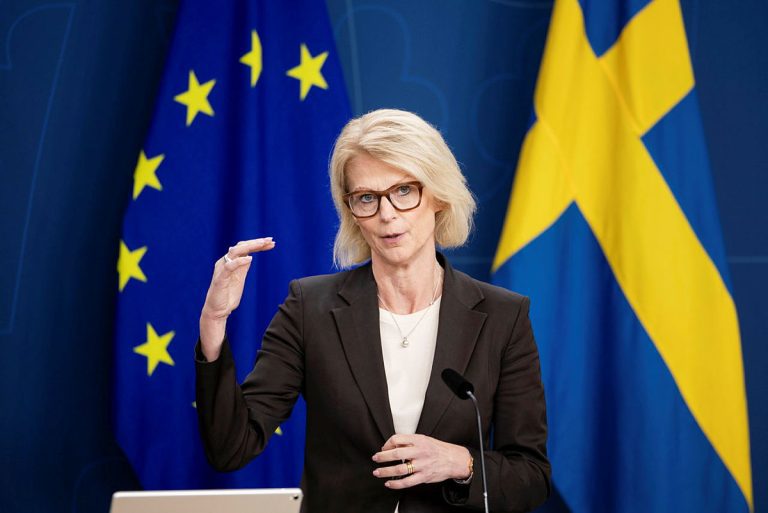 Finansminister Elisabeth Svantesson