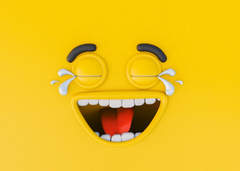 Skrattande emoji