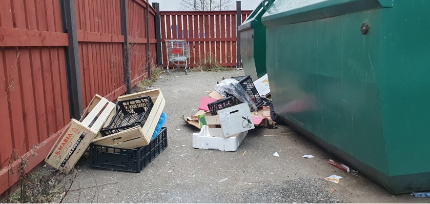 Återvinningsstationen i Gröndal, Oskarshamn