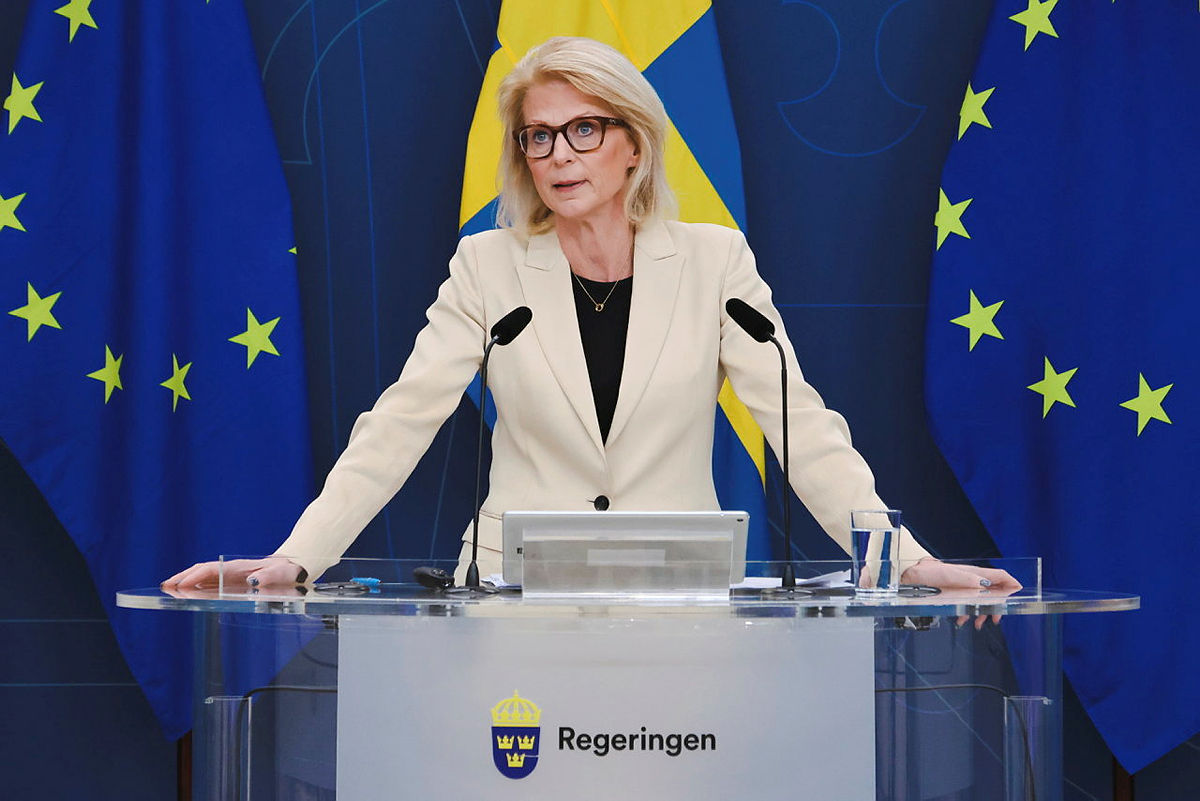 Finansminister Elisabeth Svantesson