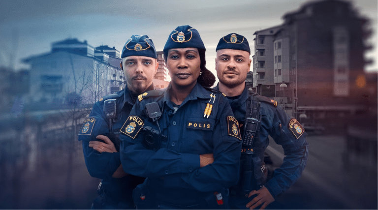 Poliserna i våldsvågen