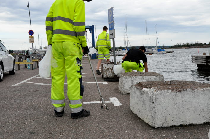 Feriejobb i hamnen