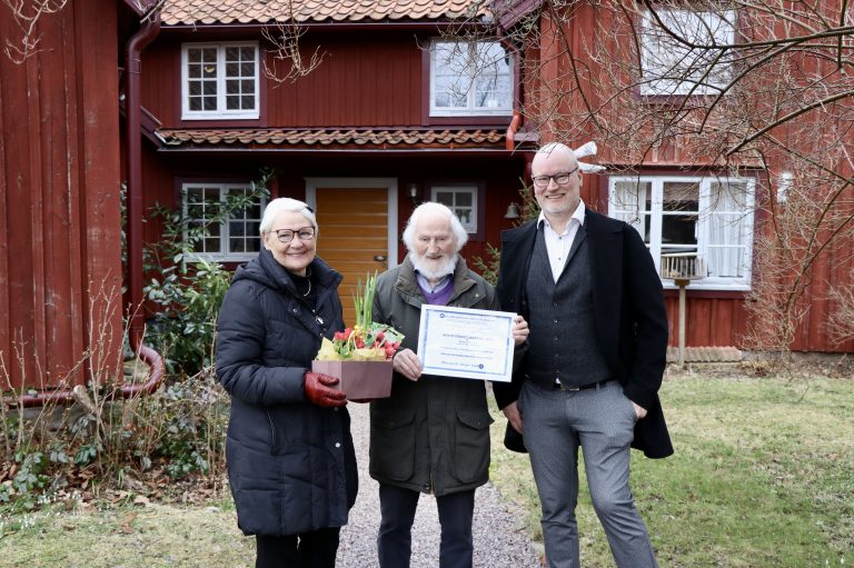 Britt-Marie Domeij (M), Bengt Johansson och Patrik Nilsson (M).