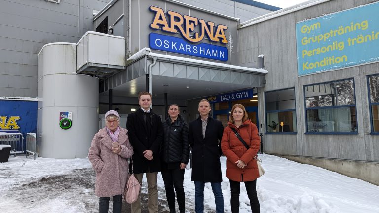 SD utanför Arena Oskarshamn